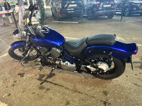 2014 Yamaha XVS650 Drag Star, синий, 640000 рублей, вид 3