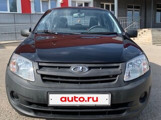2012 Lada (ВАЗ) Granta I, чёрный, 525000 рублей, вид 1
