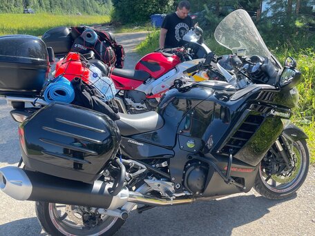 2007 Kawasaki GTR 1400 (Concours 14), чёрный, 700000 рублей, вид 1
