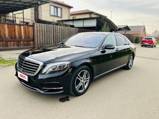 2016 Mercedes-Benz S-Класс 350 CDI BlueTEC Long 7G-TRONIC VI (W222, C217), чёрный, 3800000 рублей, вид 1