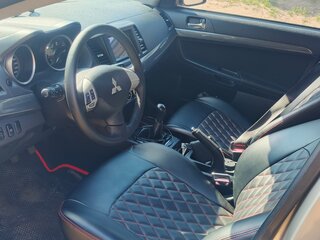 2008 Mitsubishi Lancer X, бежевый, 597000 рублей, вид 5