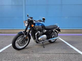 2021 Triumph Bonneville T120, синий, 1490000 рублей, вид 5