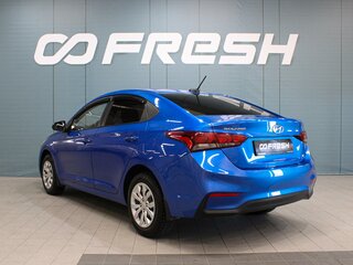2017 Hyundai Solaris II, синий, 1290000 рублей, вид 2
