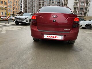 2013 Lada (ВАЗ) Granta I, красный, 450000 рублей, вид 4