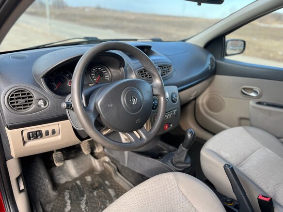 2008 Renault Clio III, красный, 390000 рублей - вид 11
