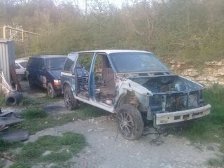 1994 Chrysler Voyager Grand II, синий, 150000 рублей, вид 1