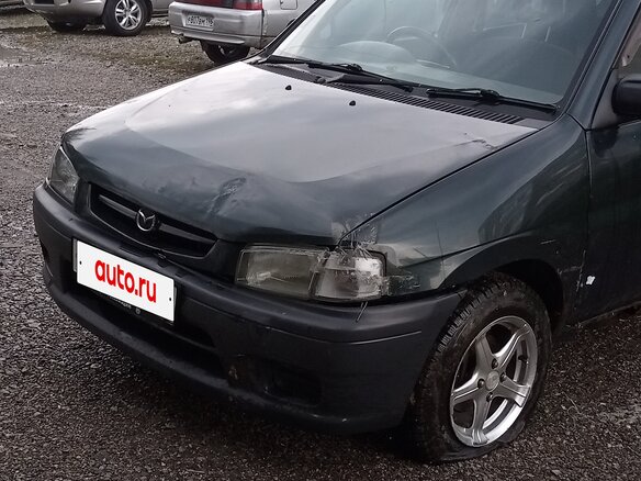 1999 Mazda Demio I (DW), зелёный, 100000 рублей - вид 1