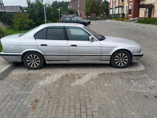 1991 BMW 5 серии 524d III (E34), серебристый, 220000 рублей, вид 2