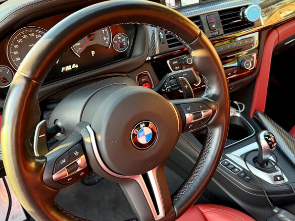 2019 BMW M4 Competition Package F82/F83 Рестайлинг, красный, 7900000 рублей - вид 6