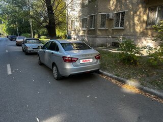 2016 Lada (ВАЗ) Vesta I, серебристый, 700000 рублей, вид 3