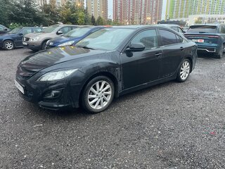 2011 Mazda 6 II (GH) Рестайлинг, чёрный, 720000 рублей, вид 3