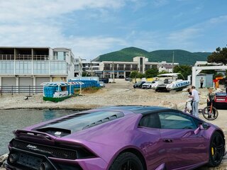 2022 Lamborghini Huracán I Рестайлинг, фиолетовый, 21600000 рублей, вид 4
