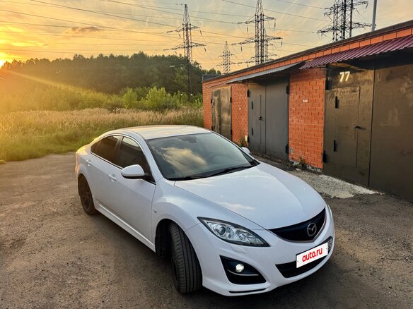 2010 Mazda 6 II (GH) Рестайлинг, белый, 899990 рублей - вид 6