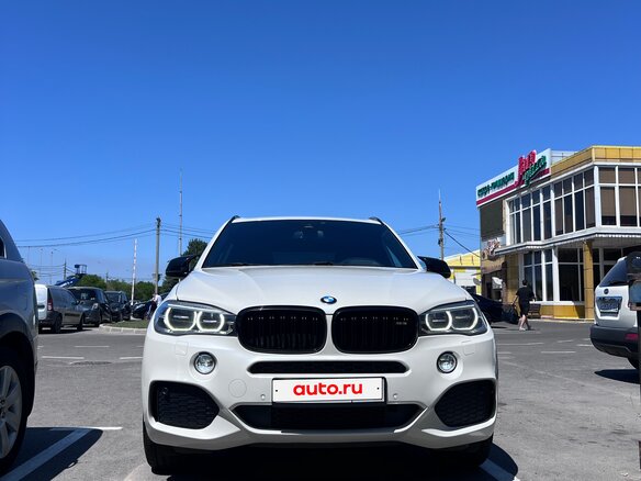 2015 BMW X5 30d III (F15), белый, 3850000 рублей - вид 1