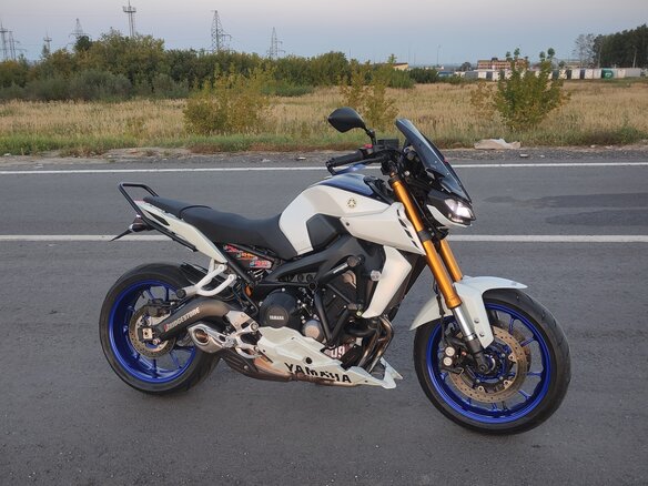 2018 Yamaha MT-09 (FZ-09), белый, 800000 рублей - вид 11