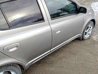 2005 Toyota Vitz I (P10), серый, 495000 рублей, вид 4