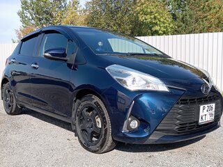 2019 Toyota Vitz III (XP130) Рестайлинг, синий, 1330000 рублей, вид 3