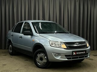2014 Lada (ВАЗ) Granta I, голубой, 349900 рублей, вид 2