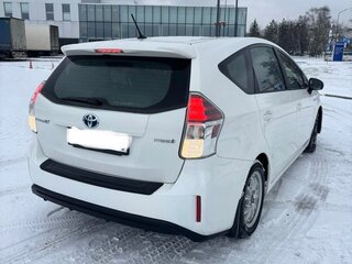2018 Toyota Prius v (+) I Рестайлинг (ZVW40/41), белый, 1561924 рублей, вид 4