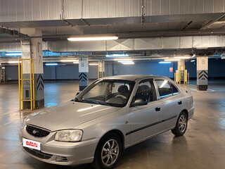 2006 Hyundai Accent ТагАЗ II, серебристый, 300000 рублей, вид 1