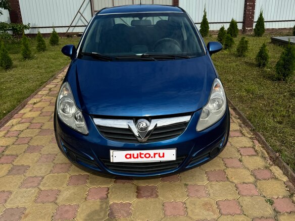 2008 Opel Corsa D, синий, 330000 рублей - вид 2