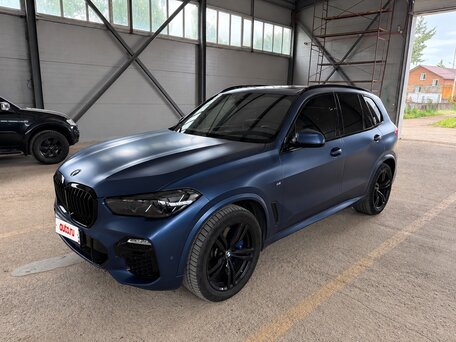 2019 BMW X5 30d IV (G05/G18), синий, 6200000 рублей, вид 2