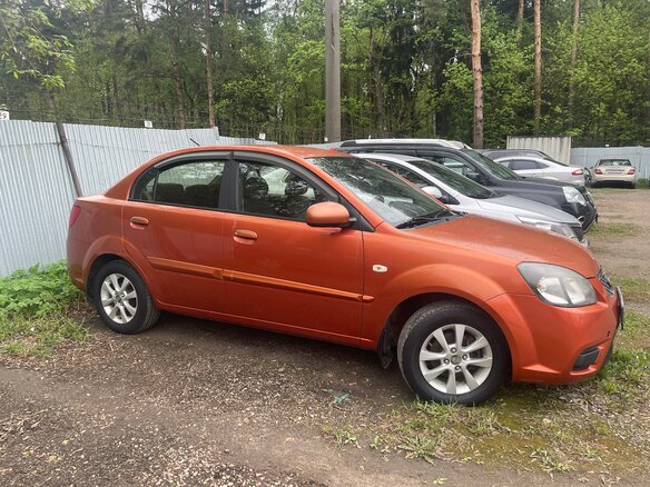 2011 Kia Rio II Рестайлинг, оранжевый, 490000 рублей - вид 5