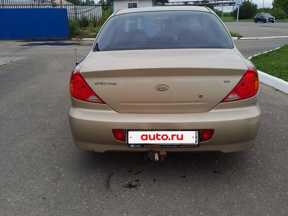 2007 Kia Spectra I Рестайлинг 2, бежевый - вид 7