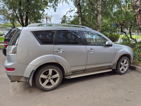 2008 Mitsubishi Outlander II, серый, 750000 рублей, вид 2