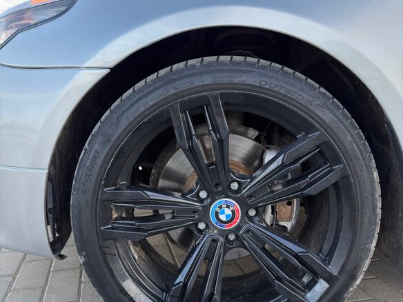 2008 BMW 5 серии 528i V (E60/E61) Рестайлинг, серый - вид 17