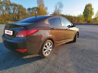 2016 Hyundai Solaris I Рестайлинг, коричневый, 1130000 рублей, вид 5