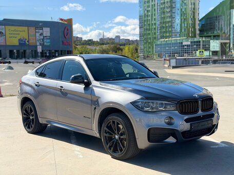 2017 BMW X6 40d II (F16), серый, 3950000 рублей, вид 2