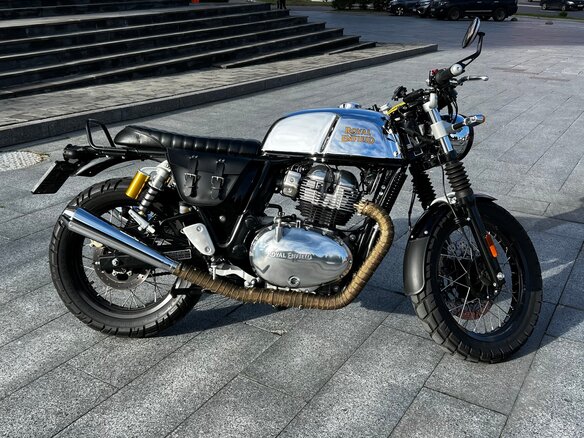 2025 Royal Enfield Continental GT, серебристый, 637000 рублей - вид 4