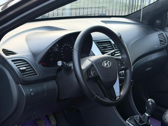 2014 Hyundai Solaris I Рестайлинг, коричневый - вид 7