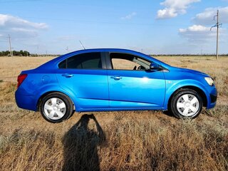 2012 Chevrolet Aveo II, синий, 499000 рублей, вид 2