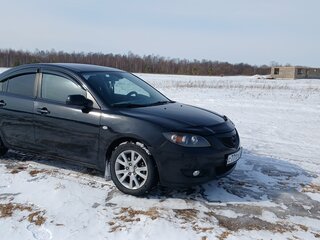 2007 Mazda 3 I (BK) Рестайлинг, чёрный, 565000 рублей, вид 3