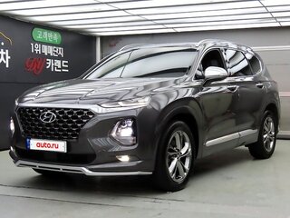 2019 Hyundai Santa Fe IV, серый, 2797000 рублей, вид 4