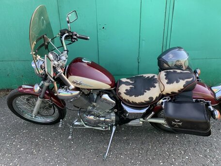 1998 Yamaha XV535 Virago, красный, 550000 рублей, вид 4