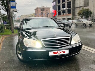2003 Mercedes-Benz S-Класс 500 5-speed IV (W220) Рестайлинг, чёрный, 679000 рублей, вид 2
