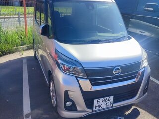 2019 Nissan Dayz Roox I Рестайлинг, серебристый, 880000 рублей, вид 2