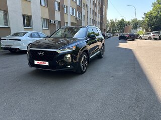 2019 Hyundai Santa Fe IV, чёрный, 2800000 рублей, вид 5