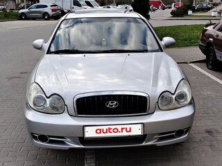2002 Hyundai Sonata IV (EF) Рестайлинг, серебристый, 299999 рублей, вид 2