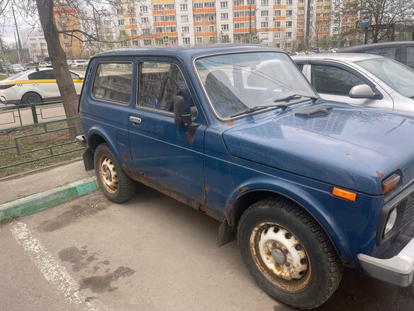 2008 Lada (ВАЗ) 2121 (4x4) I Рестайлинг, синий, 265000 рублей - вид 2