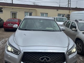 2018 Infiniti QX60 I Рестайлинг, серебристый, 2280000 рублей, вид 1