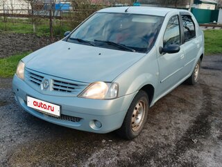 2008 Renault Logan I, серый, 155000 рублей, вид 1