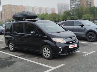 2017 Honda Stepwgn V Рестайлинг, чёрный, 1490000 рублей, вид 2
