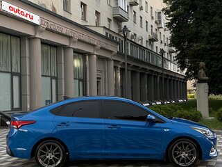 2019 Hyundai Solaris II, синий, 1450000 рублей, вид 3