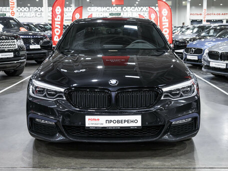 2018 BMW 5 серии 530i xDrive VII (G30/G31/G38), чёрный, 3510000 рублей, вид 3