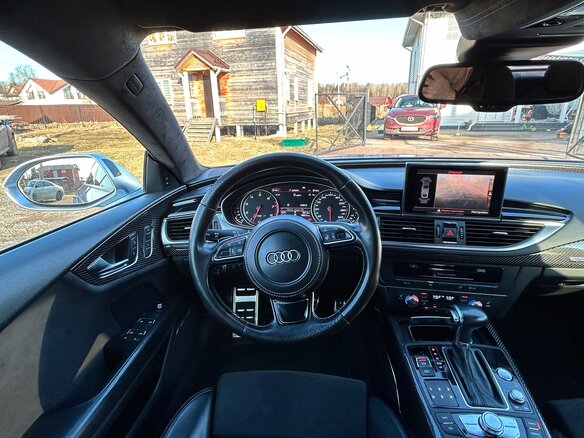 2013 Audi RS 7 I (4G), серый, 3900000 рублей - вид 12