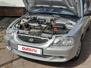 2008 Hyundai Accent ТагАЗ II, серебристый, 326000 рублей, вид 4
